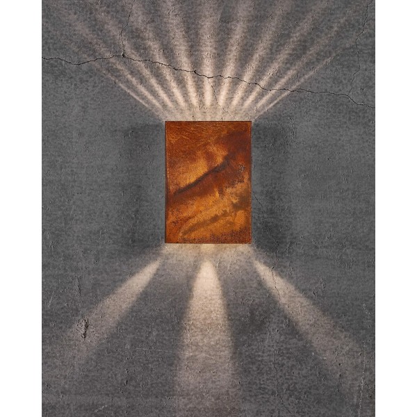 Вуличний світильник Nordlux 2019051038 Fold LED 1x10.4W 3000K 225Lm IP54 іржа - фото №3