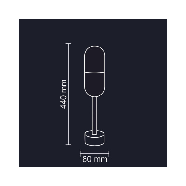 Вуличний світильник Goldlux 314154 Horten E27 1x10W IP44 GR - фото №2