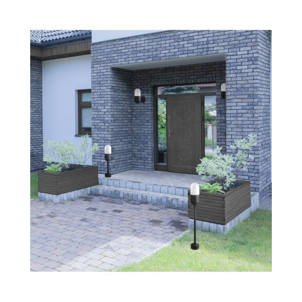 Вуличний світильник Goldlux 314154 Horten E27 1x10W IP44 GR - фото №3