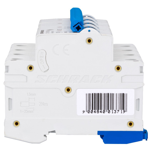Автоматичний вимикач Schrack AM617820 6кА 20А 3P+N C - фото №2