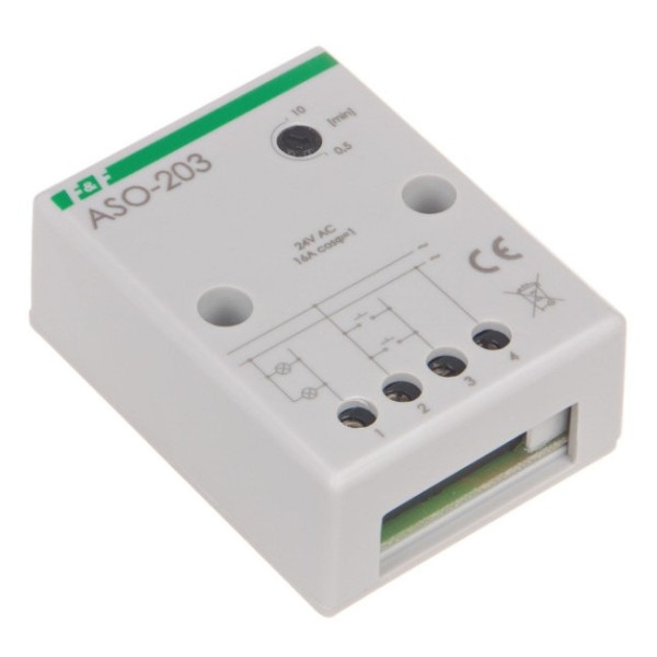 Лестничное реле F&F ASO-203 24В AC 16А - фото №1