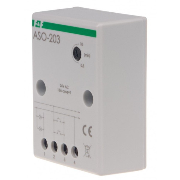 Лестничное реле F&F ASO-203 24В AC 16А - фото №2