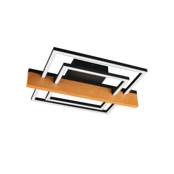 Люстра Goldlux 334312 Larysa LED 1x23W 4000K 3000Lm IP20 чорна - фото №1