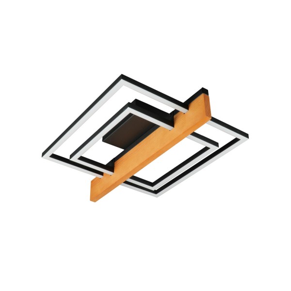 Люстра Goldlux 334312 Larysa LED 1x23W 4000K 3000Lm IP20 чорна - фото №3