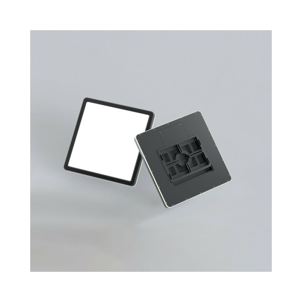 Светильник потолочный Italux PLF-39573-230S-22W-BL Aleria Led 1x22W 2800K/4000K/6000K 2200Lm IP20 - фото №1