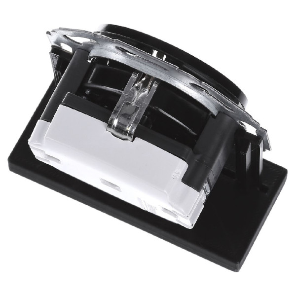 Розетка із з/к чорна Berker 1930/Glas - фото №5