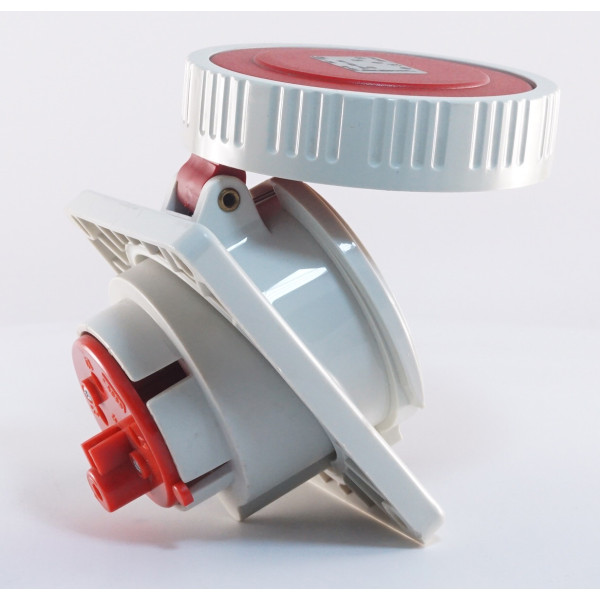 Наклонный силовой разъем WALTHER WL539406 (3Р+PЕ) 32А 380V IP67 - фото №3