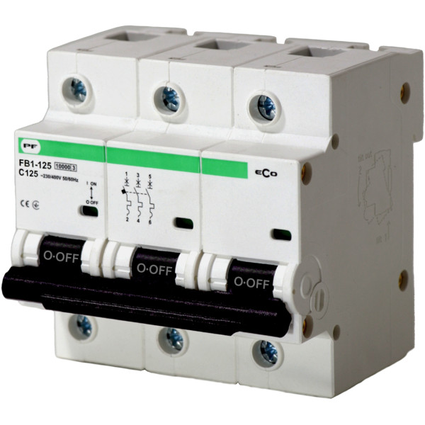 Автоматический выключатель Promfactor ECO FB1-125 3P C 125A 10кА (FB1C3125)