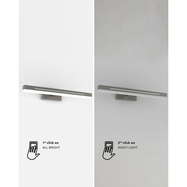 Світильник підсвітка для дзеркала Nordlux 2015401033 Otis LED 1x14W 3000K 1300Lm IP44 хром - фото №4