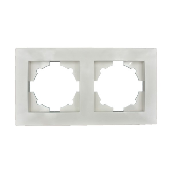 Рамка ELBI VEGA белая 2-на (510-010200-226)