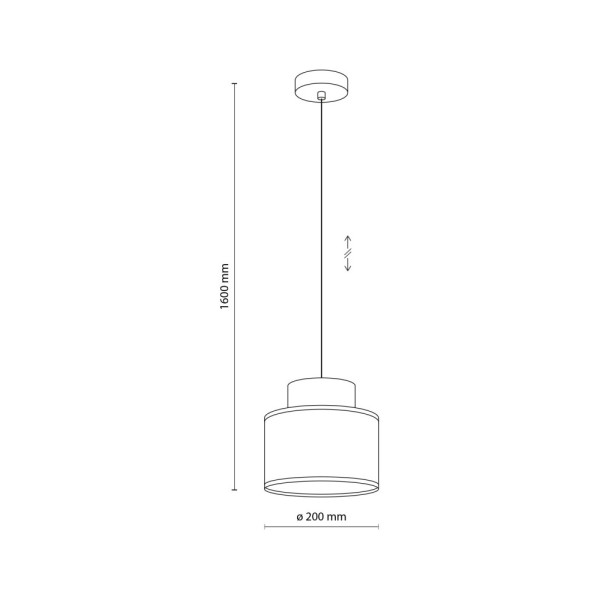 Подвесной светильник, люстра Tk Lighting 3139 Duo Juta E27 1x15W IP20 Бежевый - фото №2