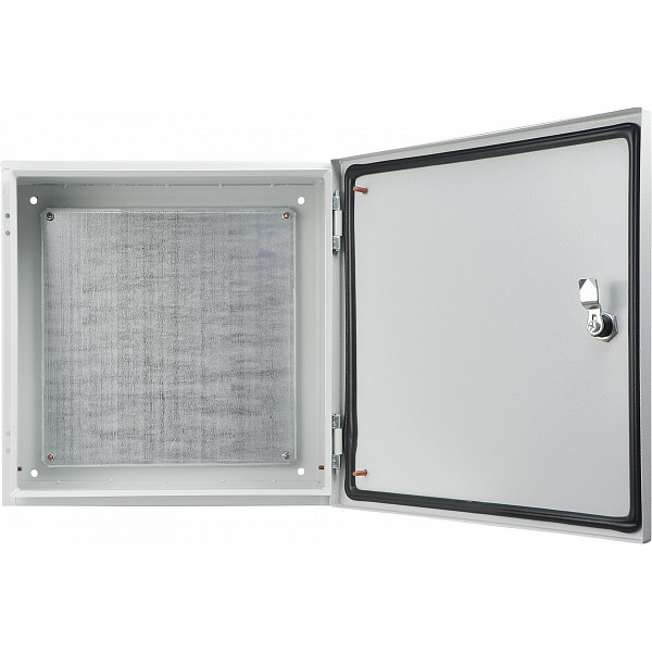 Металевий корпус Аско-Укрем Ubox з монтажною панеллю 400х400х200мм IP54 - фото №2