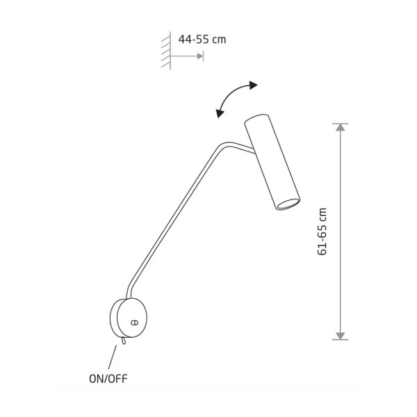 Бра, настенный светильник Nowodvorski 6487 Eye Super GU10 1x10W IP20 белый - фото №1