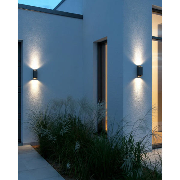 Вуличний світильник Nordlux 2218221003 Nico GU10 2x35W IP54 чорний - фото №1