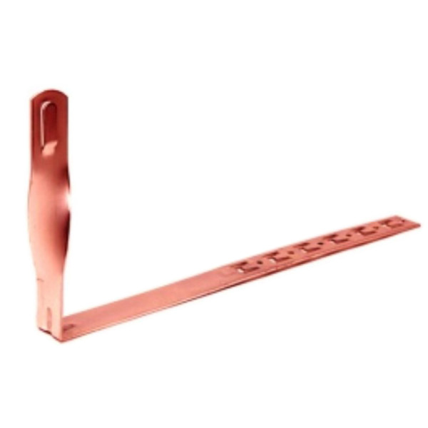 Скрученный держатель токопроводящего проводника DKC ND2206CU Ø8мм под черепицу длиной 330мм из меди