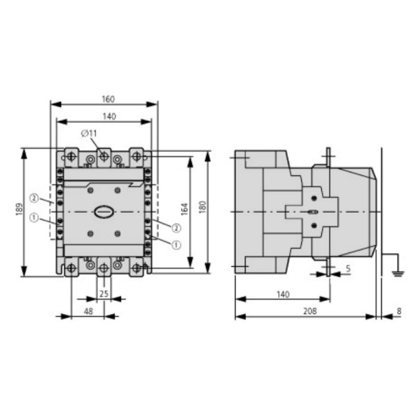 Контактор Eaton Moeller DILM250-S/22 (220-240V50/60HZ) - фото №4