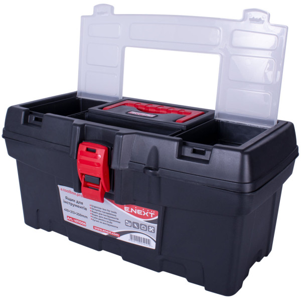 Ящик для інструментів E.Next e.toolbox.pro.06, 16" 410x213x250мм (t011006) - фото №3