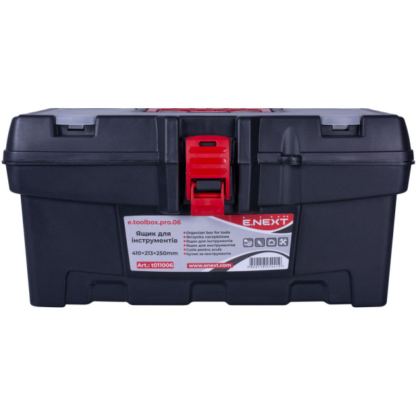 Ящик для інструментів E.Next e.toolbox.pro.06, 16" 410x213x250мм (t011006) - фото №4