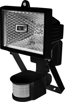 Прожектор E.Next e.halogen.move.500.black 500Вт з датчиком руху чорний (l003012)