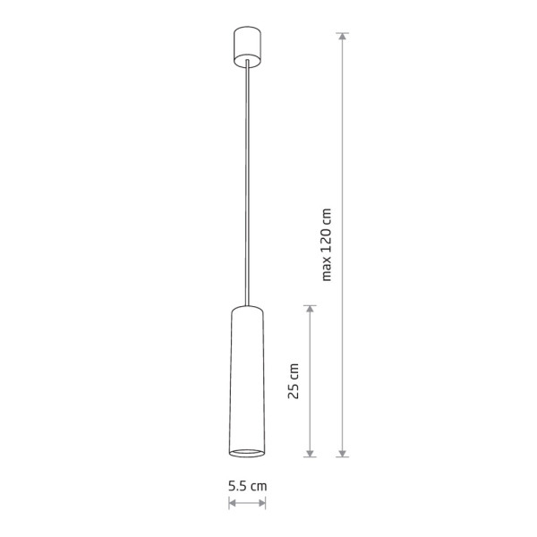 Подвесной светильник, люстра Nowodvorski 5397 Eye M GU10 1x10W IP20 белый - фото №3