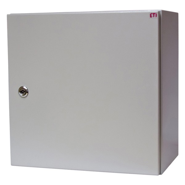 Металевий бокс ETI 001102110 GT 40-40-25 IP66 400x400x250 з 1 замком - фото №1