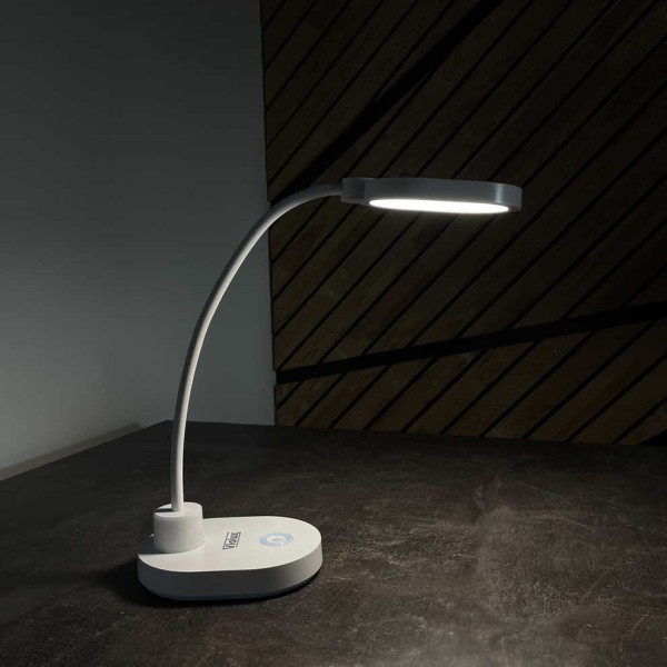 Настільна лампа з акумулятором LED ASPEN 6W 4200К біла Violux ( 540003 ) - фото №1