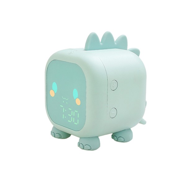 Нічник, настільна лампа із будильником Goldlux 331786 Filip LED 1x1.5W RGB IP20 зелена