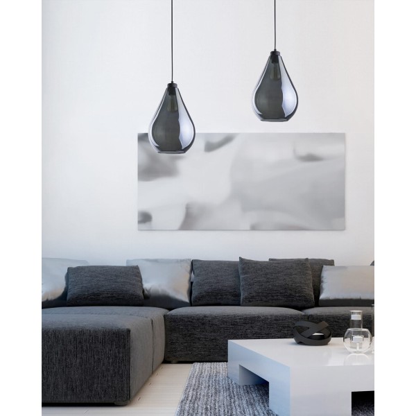 Подвесной светильник, люстра TK Lighting 2326 Fuente E27 1x15W IP20 дымчатый - фото №2