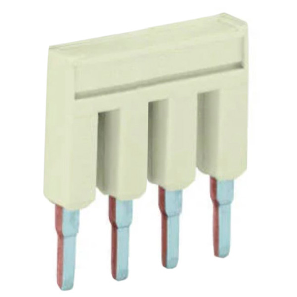 Чотириконтактна перемичка Wago 2000-404 (сіра)