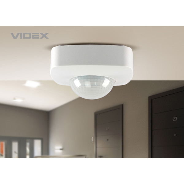 Інфрачервоний датчик руху Videx 1200Вт 220В (VL-SPC24W) - фото №3