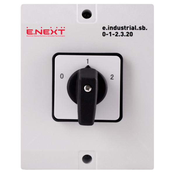 Пакетний перемикач E.NEXT i0360015 e.industrial.sb.0-1-2.3.20 - фото №1