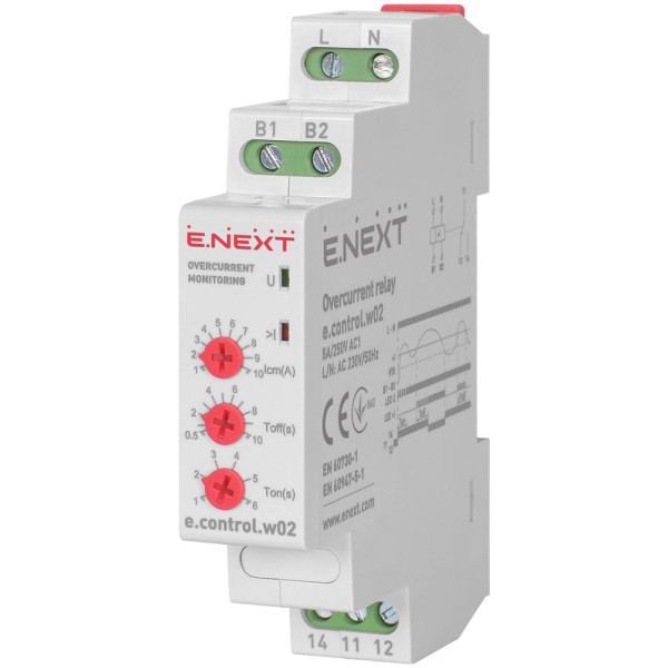 Реле контроля тока e.control.w02 E.Next