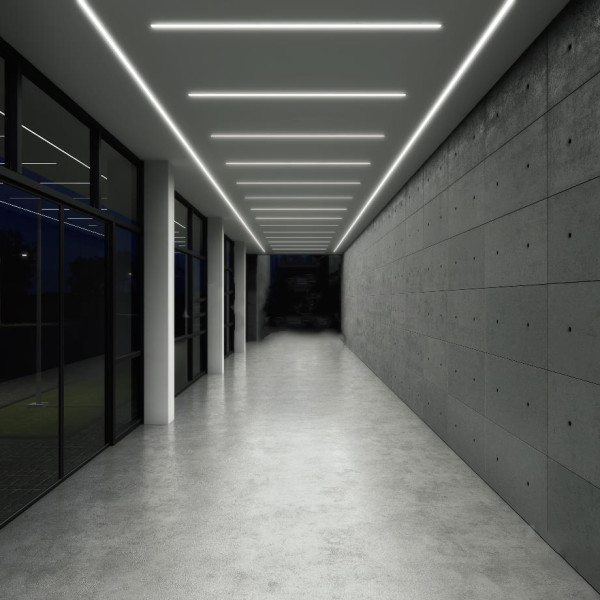 Профіль для світлодіодної стрічки Lumines inSILEDA срібло - фото №4