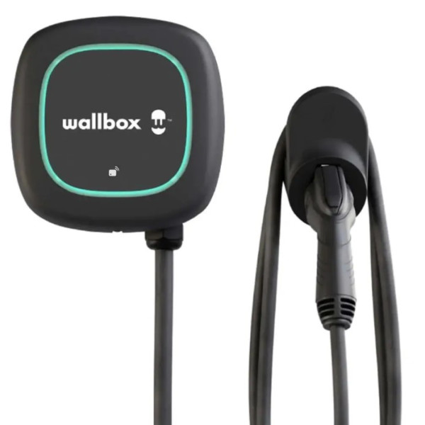 Зарядна станція Wallbox Pulsar Pro 7,4кВт Type 1 кабель 5м чорна (PPR1-0-1-2-K-002) OCPP 1.6 - фото №1