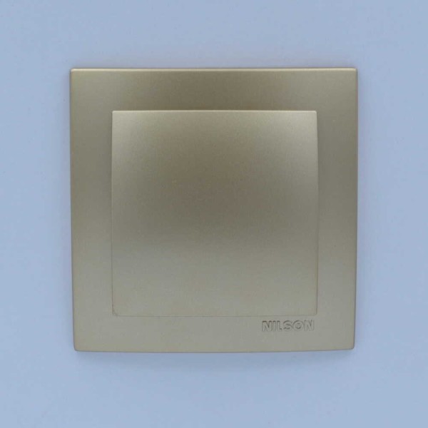 Вимикач Nilson Touran золото 1кл ( 24151001 ) - фото №1