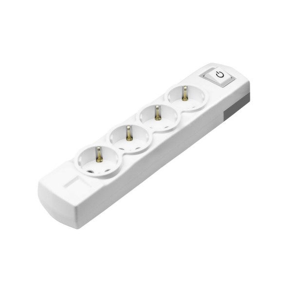 Колодка VIOLUX 4-я c заземлением с выключателем ( 910250 )