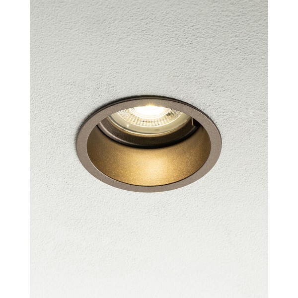 Точковий світильник Nowodvorski 10790 Cup GU10 1x10W IP20 шоколадний - фото №1