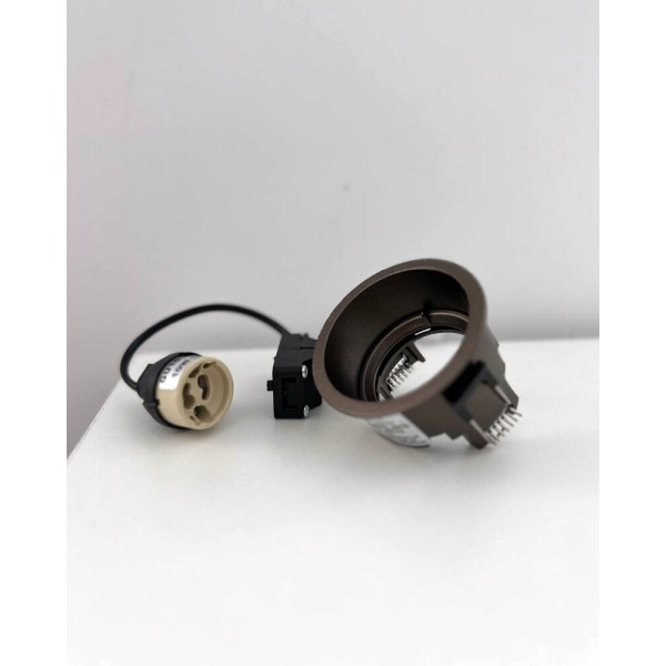 Точковий світильник Nowodvorski 10790 Cup GU10 1x10W IP20 шоколадний - фото №4