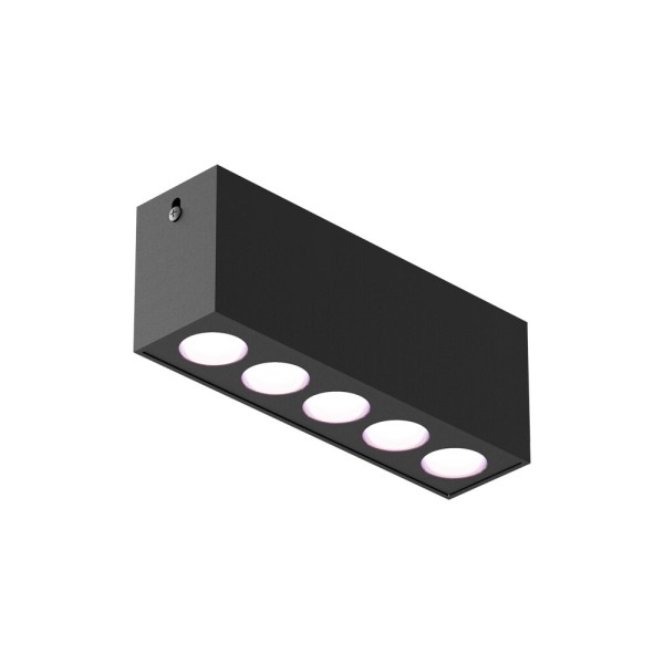 Точковий світильник Kloodi KD-PIXEL 5X2 10W 3K BK LED IP20 чорний - фото №1