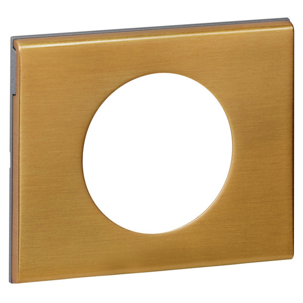 Однопостовая рамка Legrand Celiane (069131) (золото)