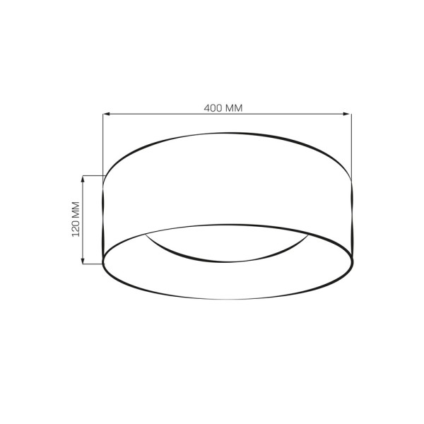 Світильник стельовий Goldlux 334213 Tuluza LED 1x24W 4000K 2600Lm IP20 бежевий - фото №3