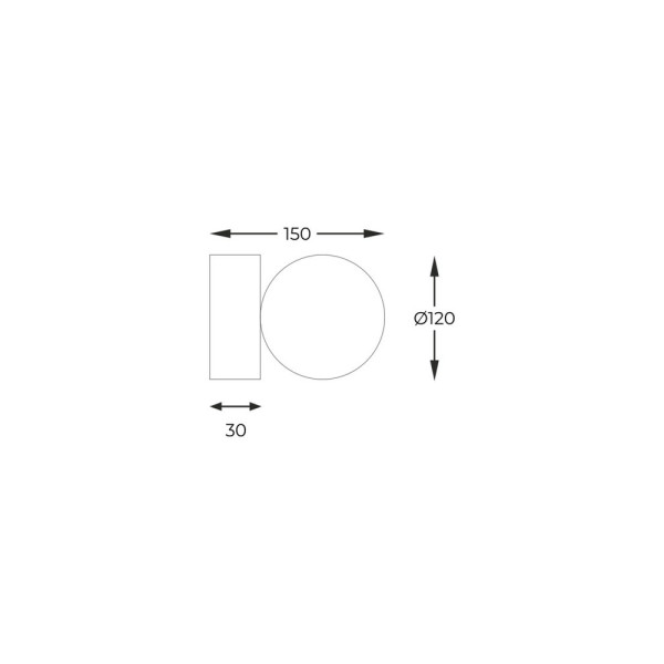 Бра, настінний світильник Zuma Line 5905316607859 Ali G9 40W IP20 - фото №1