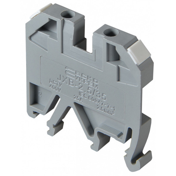 Клеммник Аско-Укрем JXB 10/35 серый (A0130010004) - фото №2