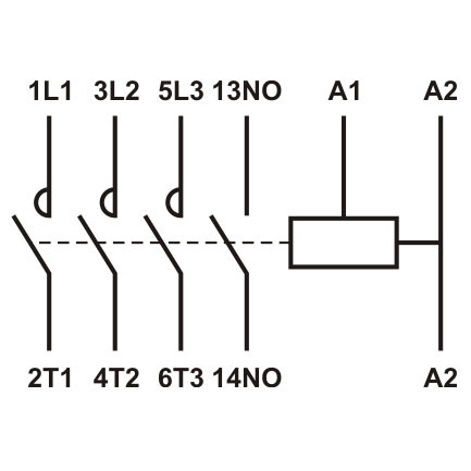 Магнитный пускатель Promfactor FC-2/25А 1NO AC230В (FC20025230) - фото №3