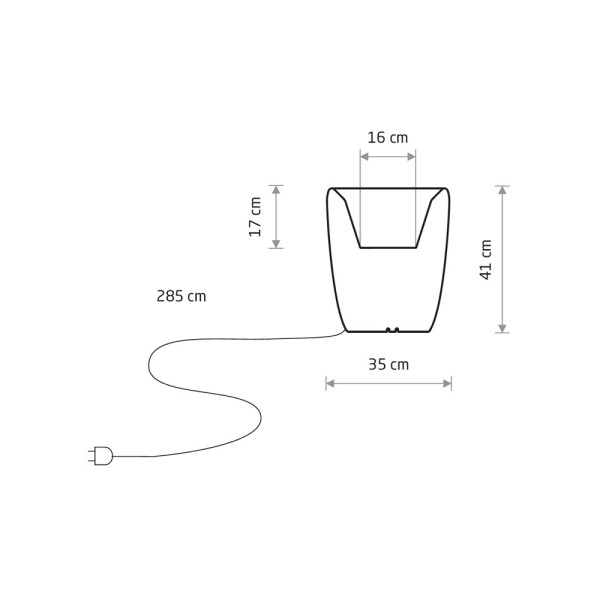Вуличний світильник Nowodvorski 9711 Flowerpot S E27 1x25W IP44 білий - фото №3