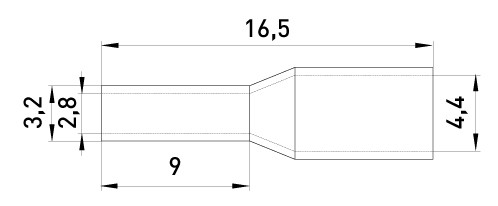 Втулочный наконечник E.Next e.terminal.stand.e4009.orange 4 кв.мм оранжевый (s3036042) - фото №1