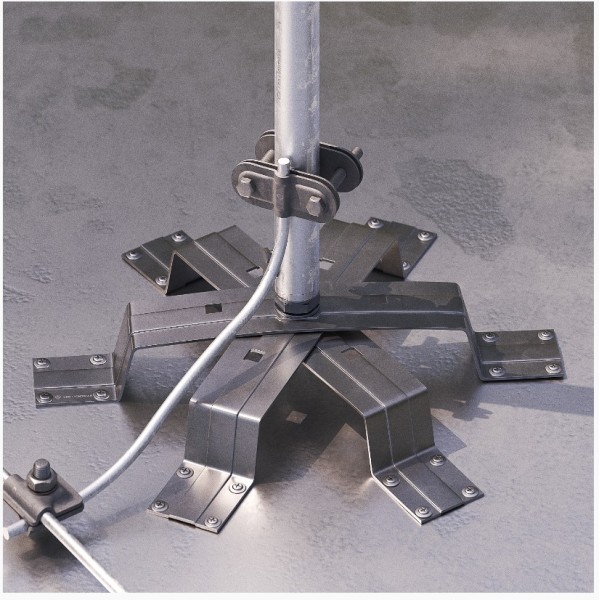 Нержавіюча основа на прямий дах Leo Lightman L400 Max Ni (411333) - фото №2