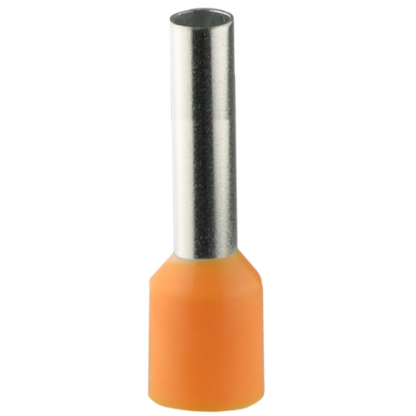 Наконечник Аско-Укрем НТ 4,0-12 изолированный оранжевый 100шт (A0060010029) - фото №1