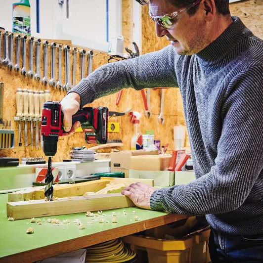 Акумуляторний шуруповерт Einhell X-Change 18В 40 Нм з LED підсвіткою (4513997) - фото №5