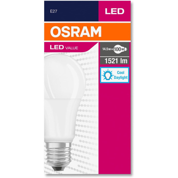 Світлодіодна лампа Osram 4052899971042 VALUE A100 13Вт 1521Лм 6500К E27 - фото №2